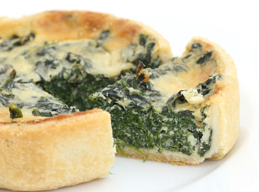 Faire le plein de vitamines avec une quiche aux épinards