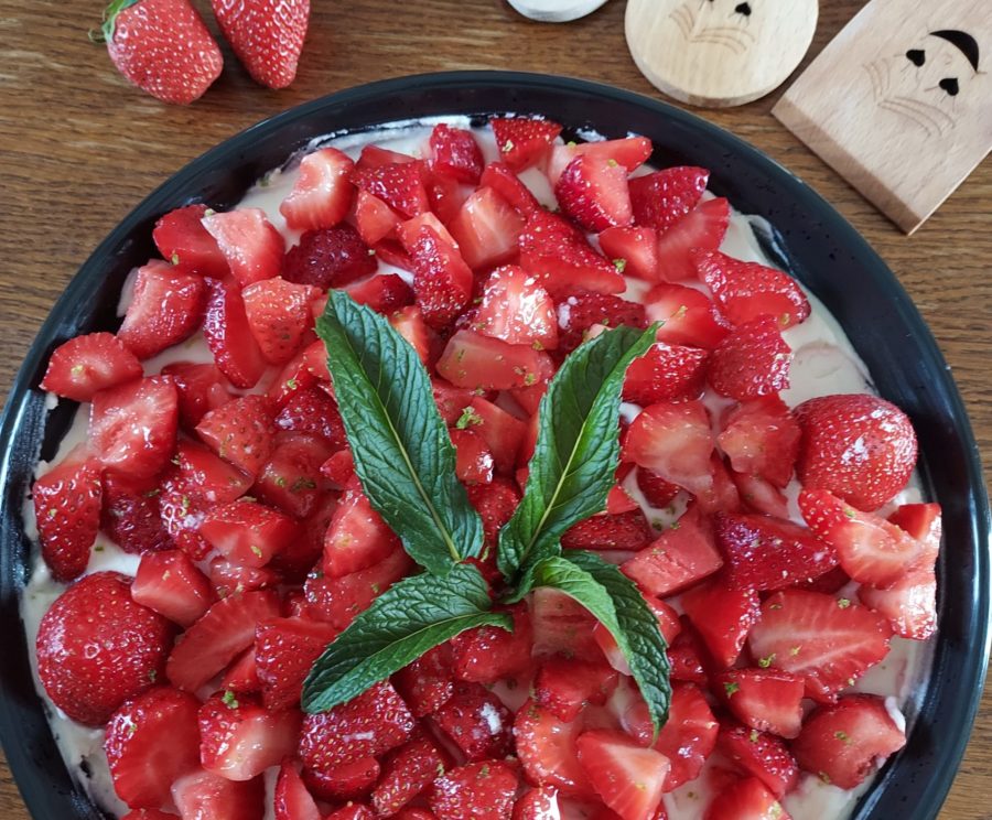 Une tarte aux fraises sans cuisson !