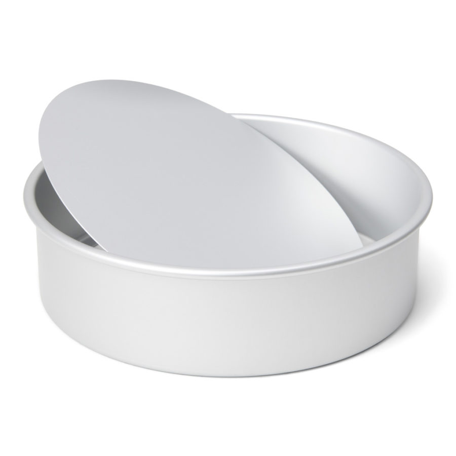 Moule à Gâteau Rond 20 Cm - Aluminium Anodisé, Fond Amovible, Livré Avec Spatule Et Couteau à Démouler