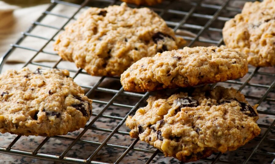 Cookies healthy flocons d&rsquo;avoine & chocolat