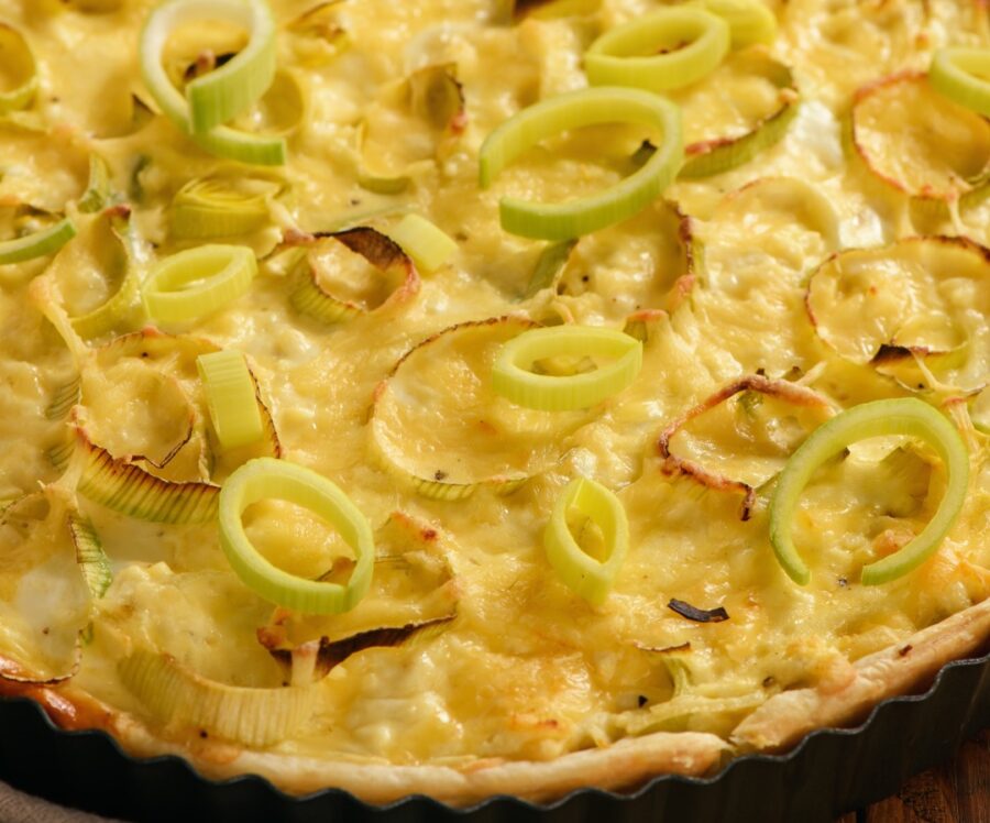 La tarte aux poireaux réconfortante de l&rsquo;hiver