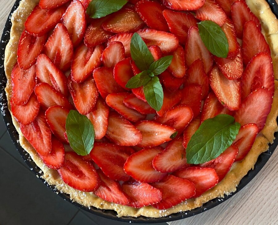 Tarte aux fraises