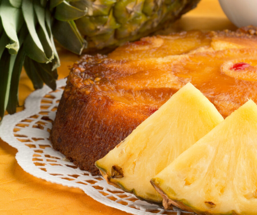 Gâteau renversé antillais à l’ananas