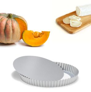 Quiche potiron chèvre moule