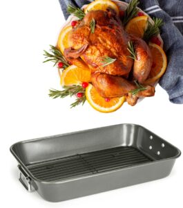 Plat à four avec grille volaille