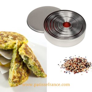 Cercle pour galette quinoa