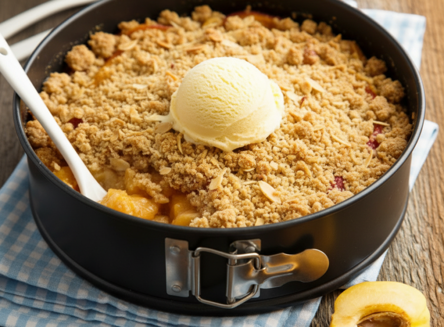 Crumble abricots airfryer