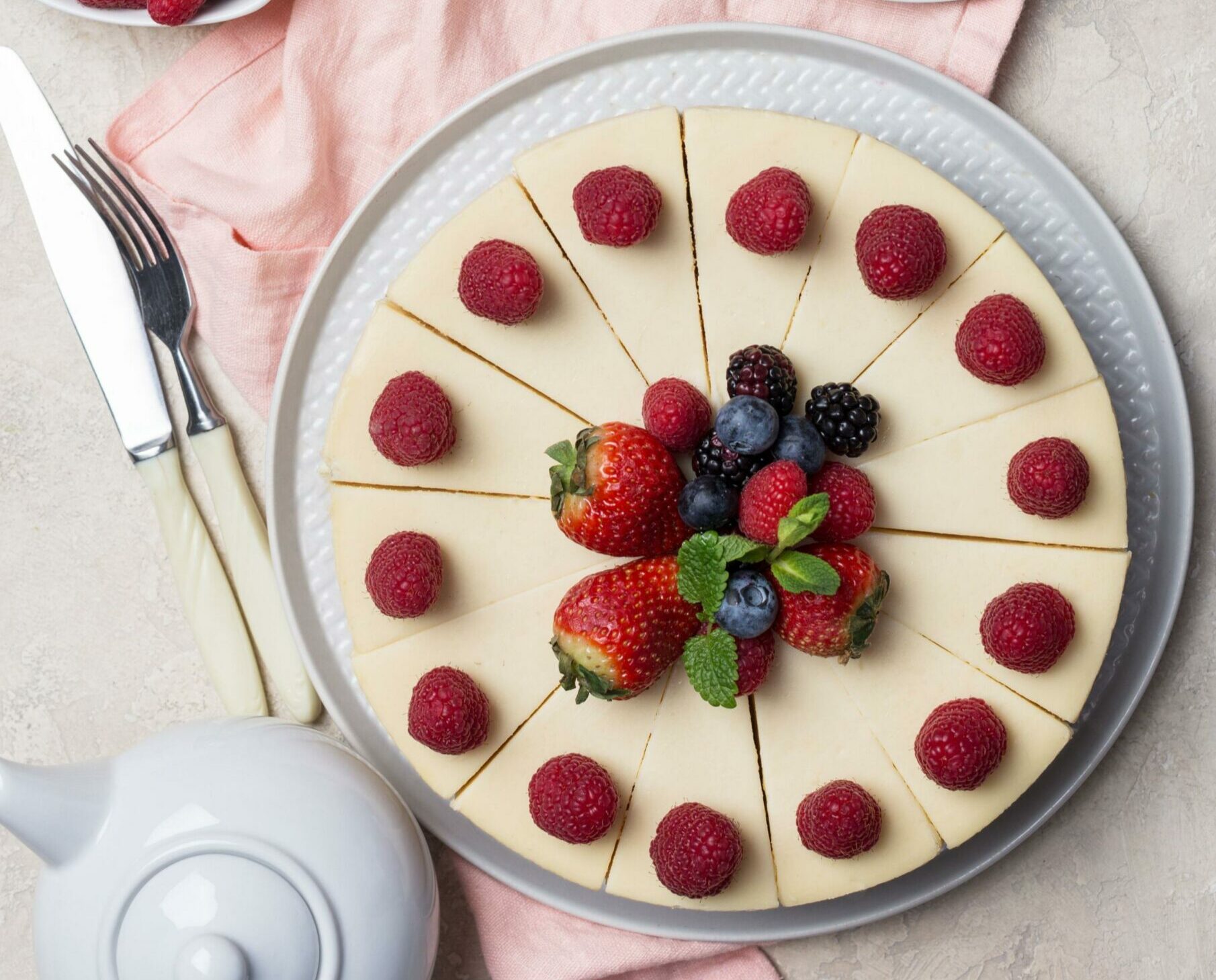 Cheesecake aux fraises