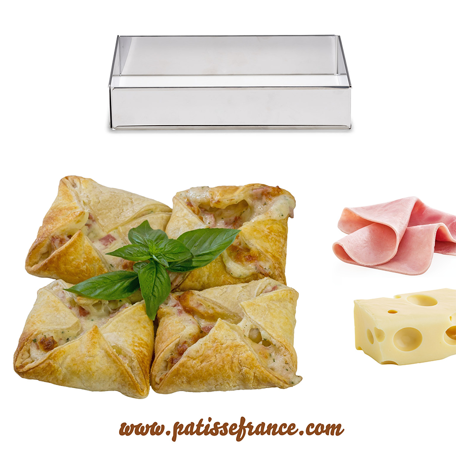 Cadre pâtisserie pour feuilleté au jambon