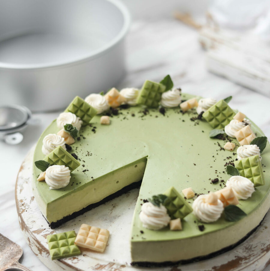 Cheesecake au matcha